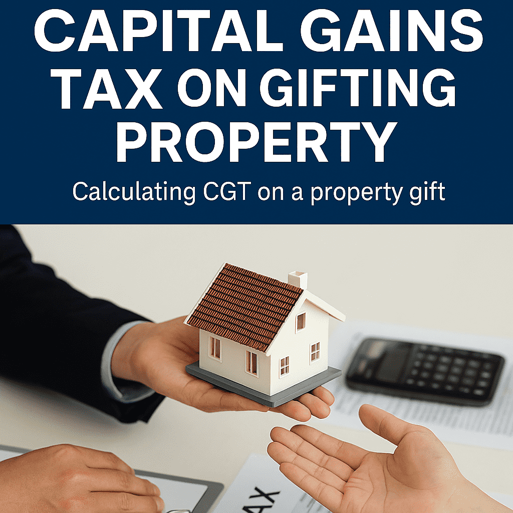 Capital Gains Tax on gifting property – calculating CGT on a property gift in the UK.
